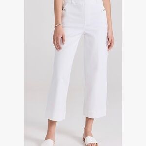 SPANX Women's Stretch Twill Cropped Wide Leg